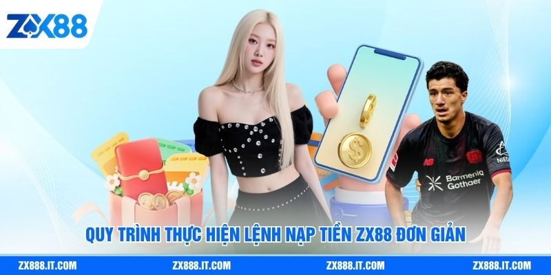 Quy trình thực hiện lệnh nạp tiền ZX88 đơn giản
